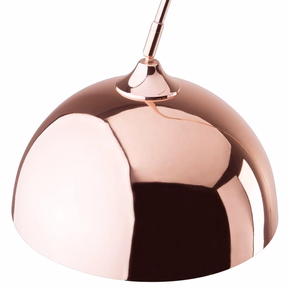 Wyld and Coco Copper Floor Lamp with Adjustable Dome Shade, Height: 160 cm – 3