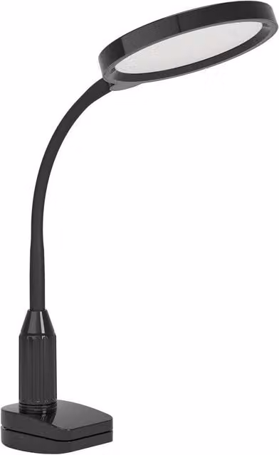 Loops Modern Black LED Table Lamp with Bulb Included
