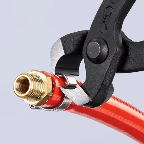 Knipex Ear Clamp Pliers in Red and Black – 3