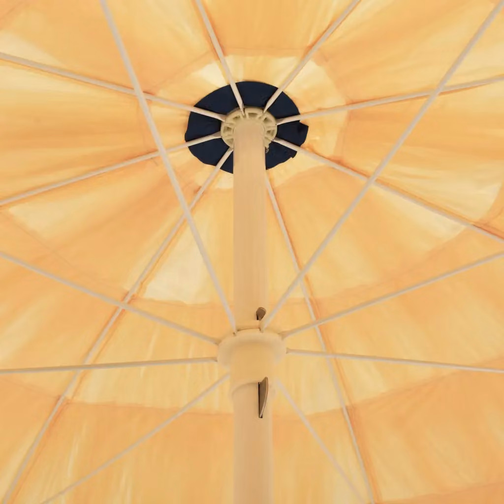 Berkfield Home Hawaii Style Beach Umbrella in Brown and Beige with 300 cm Diameter – 2