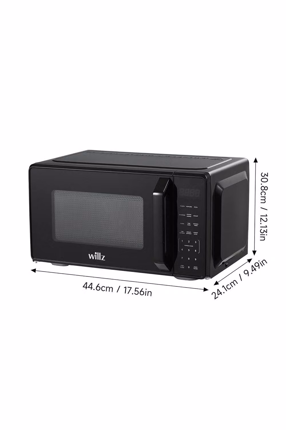 ExtraStar 20L Digital Solo Microwave Oven, 700W, Black – 3