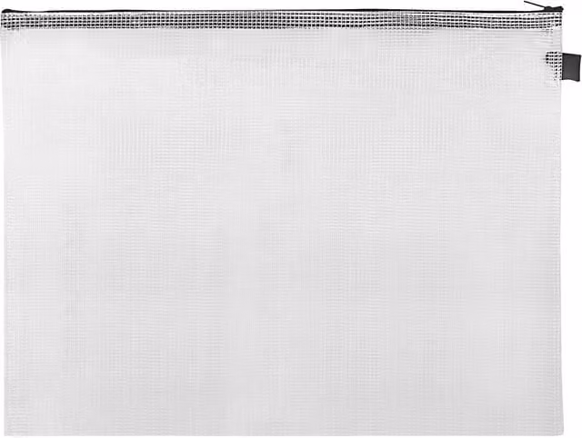 i-doodle Transparent PVC Mesh A3 Plastic Bag