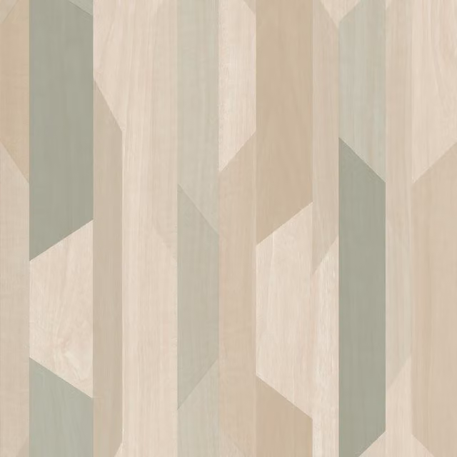 Grandeco Scandinavian Geometric and Abstract Green Wallpaper