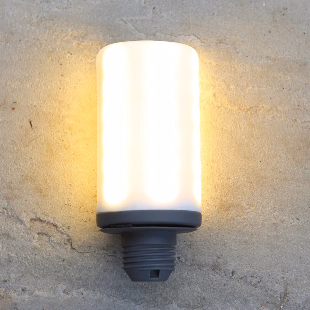 Noma Magbulb Rechargeable LED Outdoor Bulb with Remote Control, Dimmable and Timer, E27, Warm White