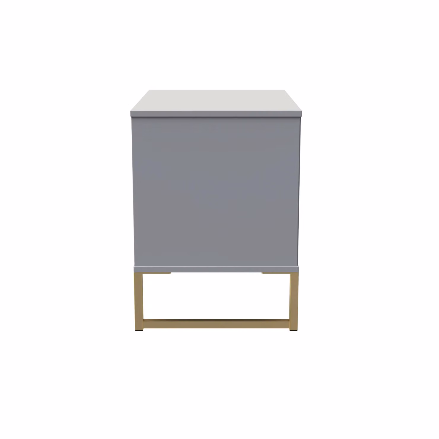 Ready Assembled 2 U Tamworth 2 Drawer Bedside Cabinet in Dark Grey – 2