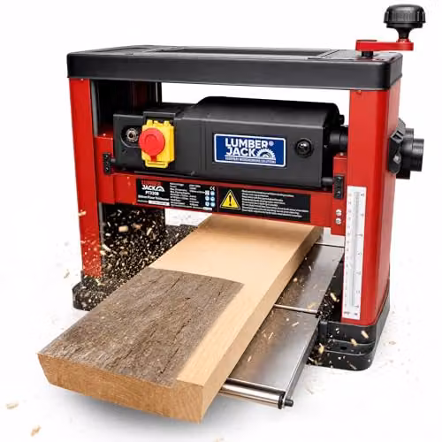 Lumberjack Portable Bench Top Planer Thicknesser, 330mm, Red – 2