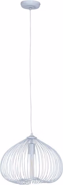 Interiors by Premier Orsina Modern Silver Metal Adjustable Pendant Light