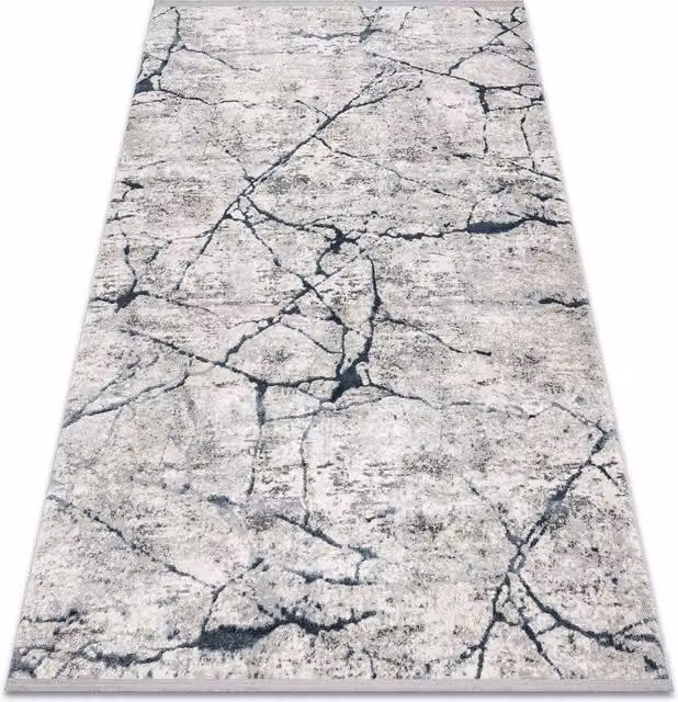 RugsX Tuls Abstract Modern Rug in Beige and Grey, W: 120 cm, L: 170 cm