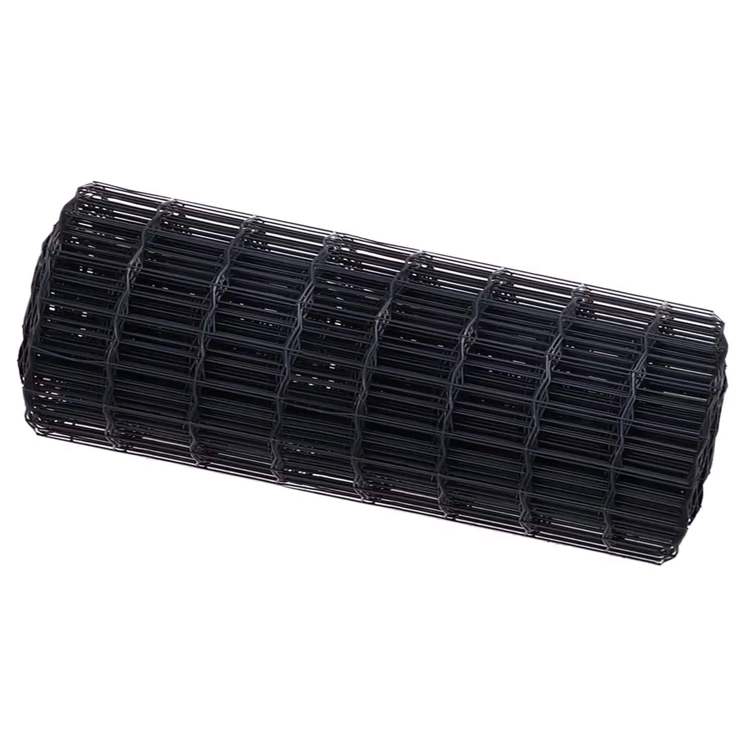 Berkfield Home Euro Fence Grey PVC-Coated Steel Fencing, H: 0.6 m x L: 10 m – 2