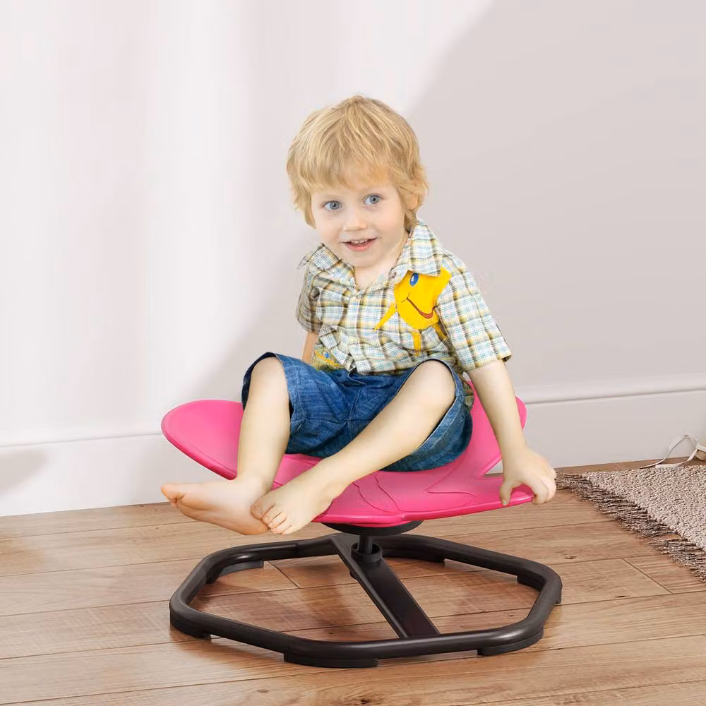 STILVORA Kids Spinning Chair with 360 Degree Swivel in Pink – 2