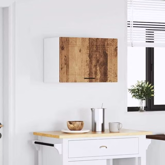 Berkfield Home Porto Kitchen Wall Cabinet in Brown Engineered Wood W/D/H: 60 x 31 x 40 cm