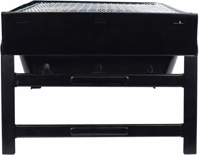Kelvenix Portable Folding Charcoal Barbecue Oven in Black