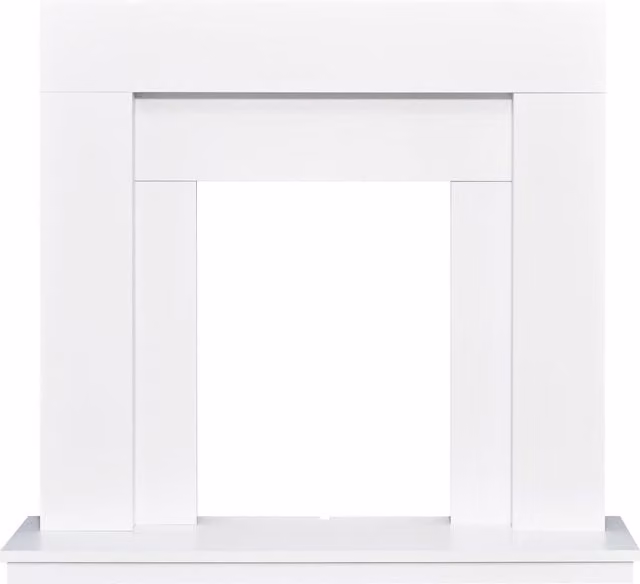 Adam Fires & Fireplaces Malmo Fireplace in White