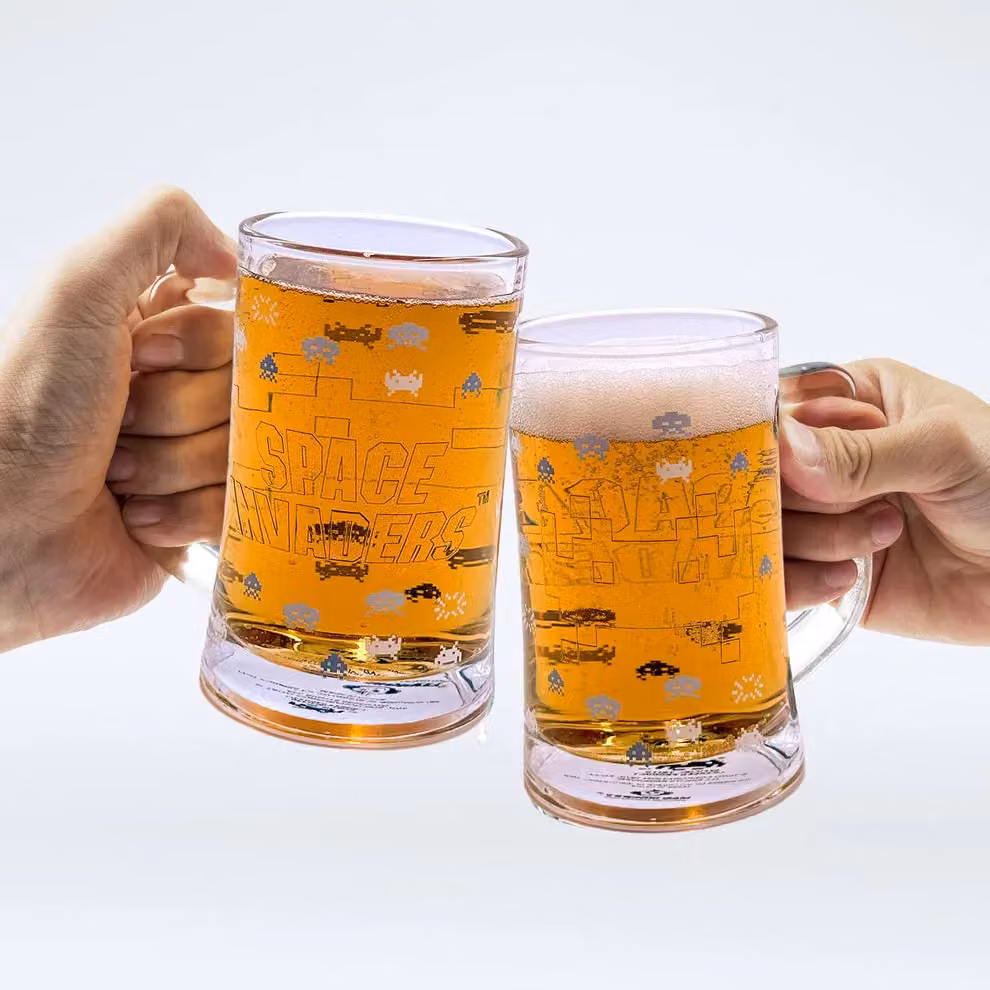 Mad Monkey Space Invaders Beer Glass, 350ml, Clear – 2