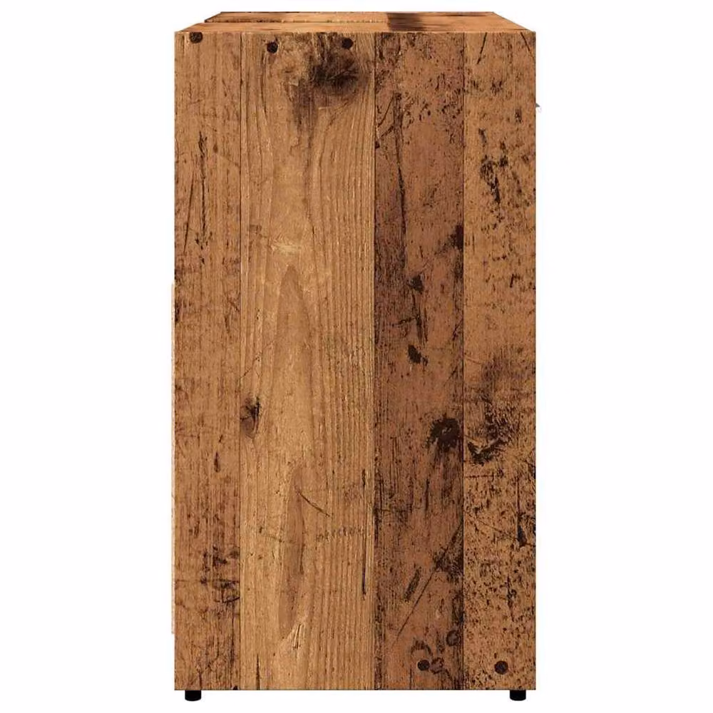 Berkfield Home Bathroom Sink Cabinet in Old Wood Brown, W/D/H: 60 x 33 x 60 cm – 4