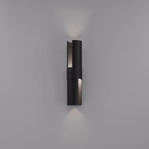 Eglo Montelauro LED Outdoor Wall Light, Black Aluminium, IP65, Adjustable Up/Down Light – 3