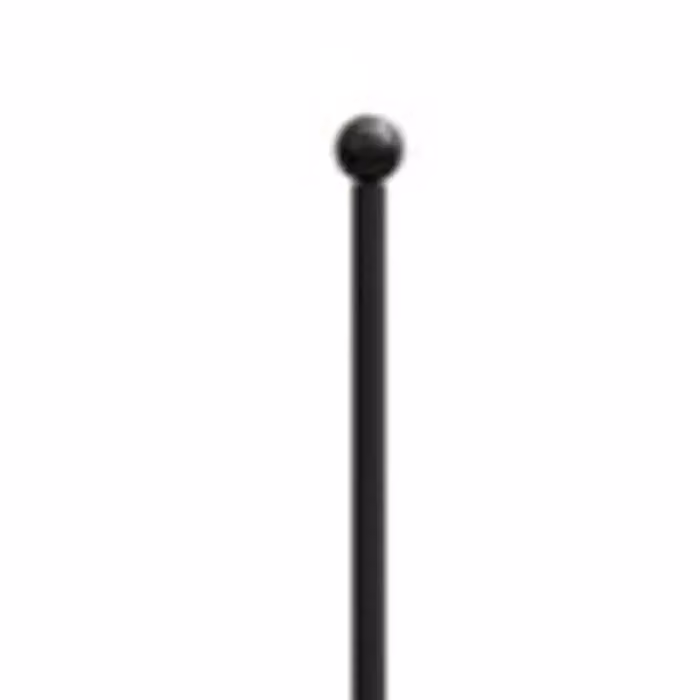 Primrose Black Metal Small Multi-Purpose Fence Grid Stake and Round Support Post – 2