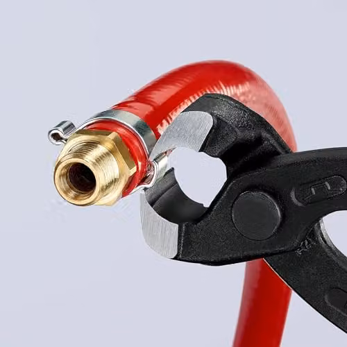 Knipex Ear Clamp Pliers in Red and Black – 4