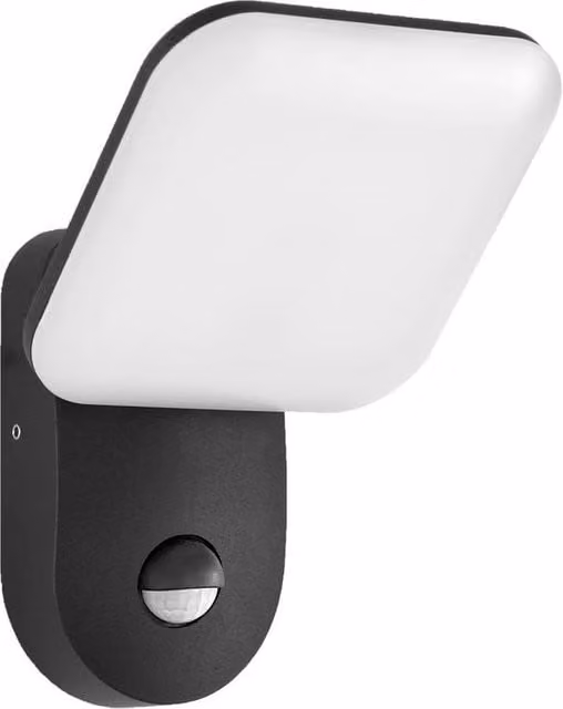 Netlighting Nammi D Motion Sensor Outdoor Wall Down Lamp in Black with 4000K Neutral White LED and IP54 Rating – 1