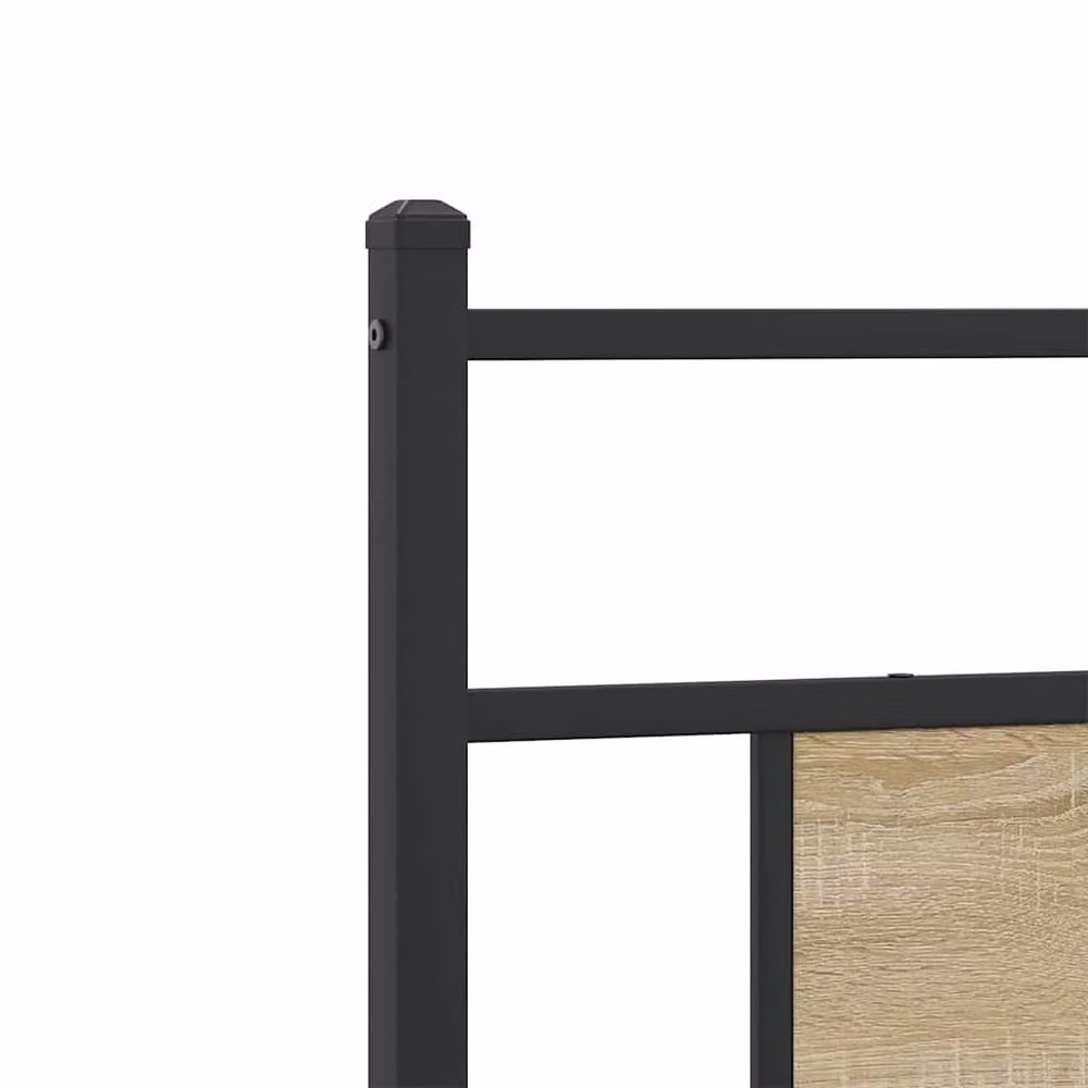 Berkfield Home Single Bed Frame in Sonoma Oak Brown, W/D/H: 90 x 190 cm – 5