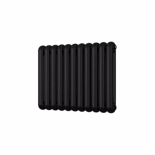 UK Radiators Sherwood Black Round Top Column Radiator, W: 785 mm, H: 600 mm – 2