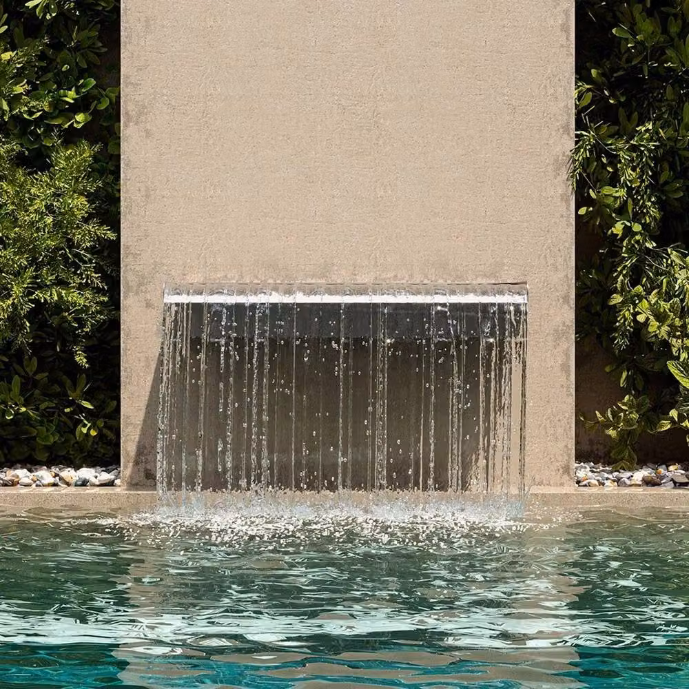 EONLION Silver Stainless Steel Waterfall Cascade Spillway – 3