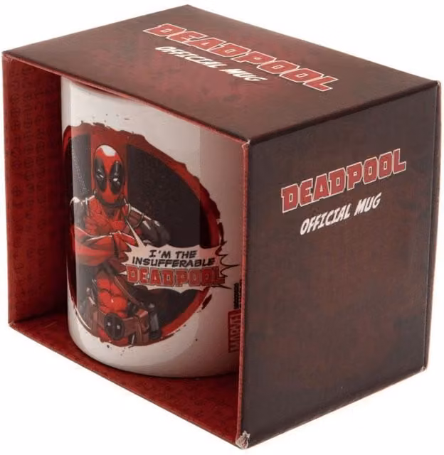Deadpool Insufferable Ceramic Mug in White – 1