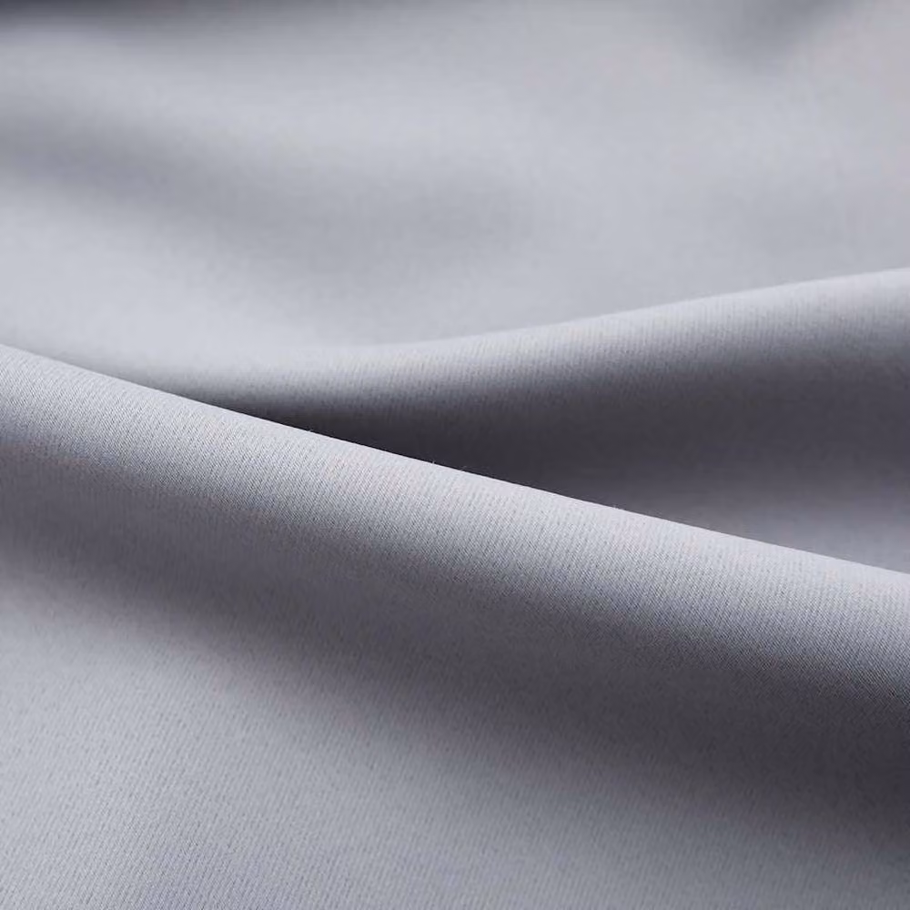 Berkfield Home Grey Blackout Fabric Curtain Panels with Hooks, 2 Pack, W: 140 cm, H: 175 cm – 3