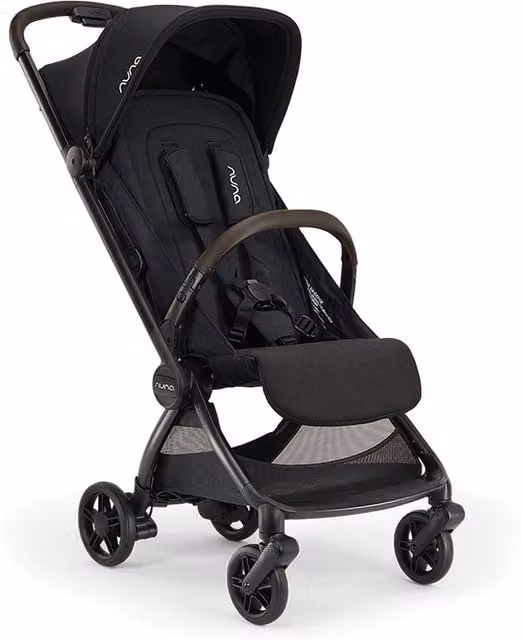 Nuna Viaa Cabin Pushchair in Black with Leatherette Details