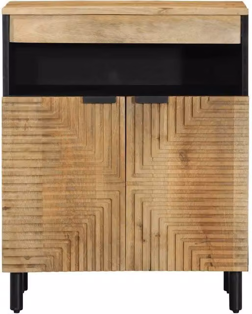 Berkfield Home Brown Mango Wood Sideboard, W/D/H: 60 x 33 x 75 cm – 1