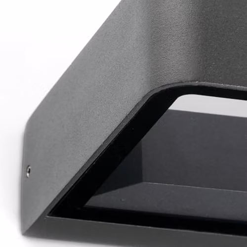 Faro Barcelona Axel LED Up Down Outdoor Wall Light, Grey, IP65, 4W Warm White – 3