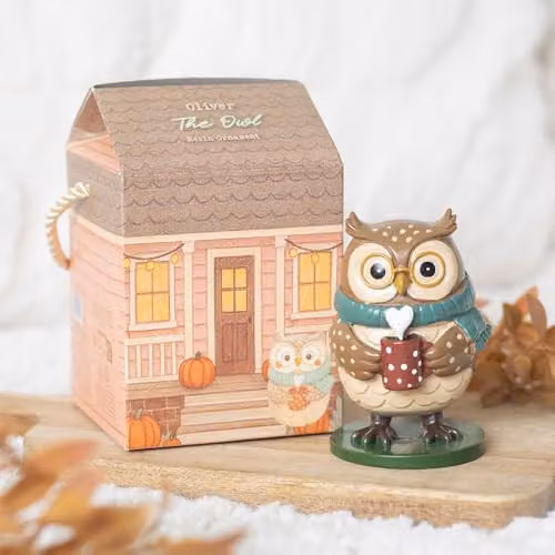 Something Different Wholesale Oliver Owl Brown Ceramic Tabletop Ornament – 2