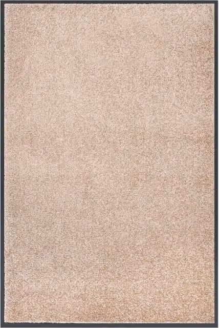 Berkfield Home Non-Slip Rectangular Doormat, Beige, W: 80 cm, D: 120 cm