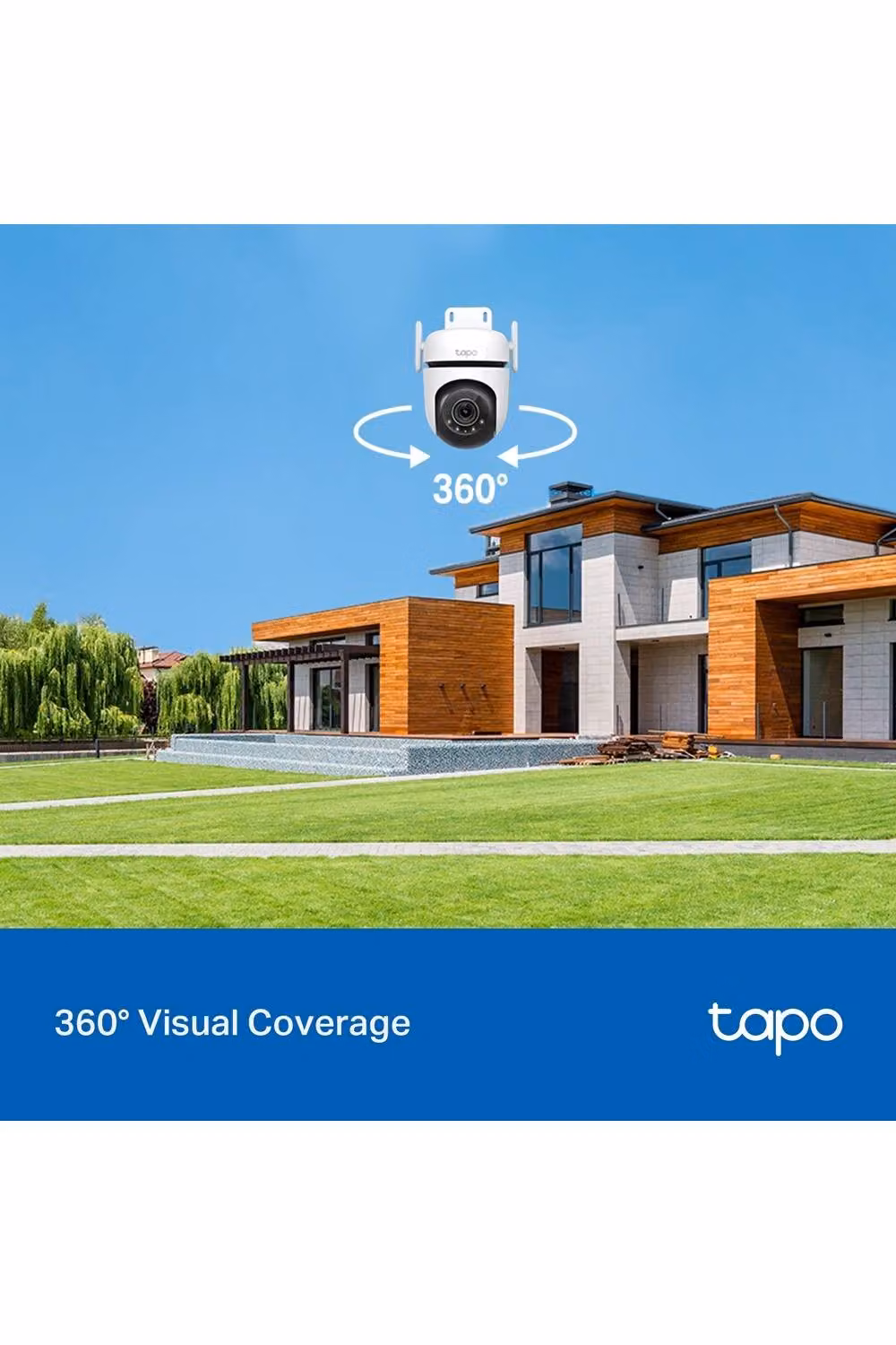TP-Link Outdoor Pan/Tilt Wi-Fi Security Camera, White – 3