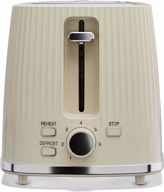 Cello 2 Slice Toaster in Beige