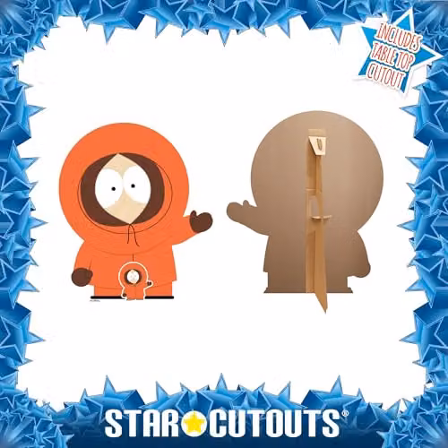 Star Cutouts SC4695 South Park Kenny Cardboard Cutout, Orange, Height: 85 cm – 3