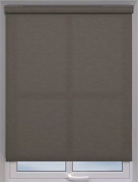 Terrys Kaya Made to Measure Semi-Transparent Textile Roller Blind in Black or Grey