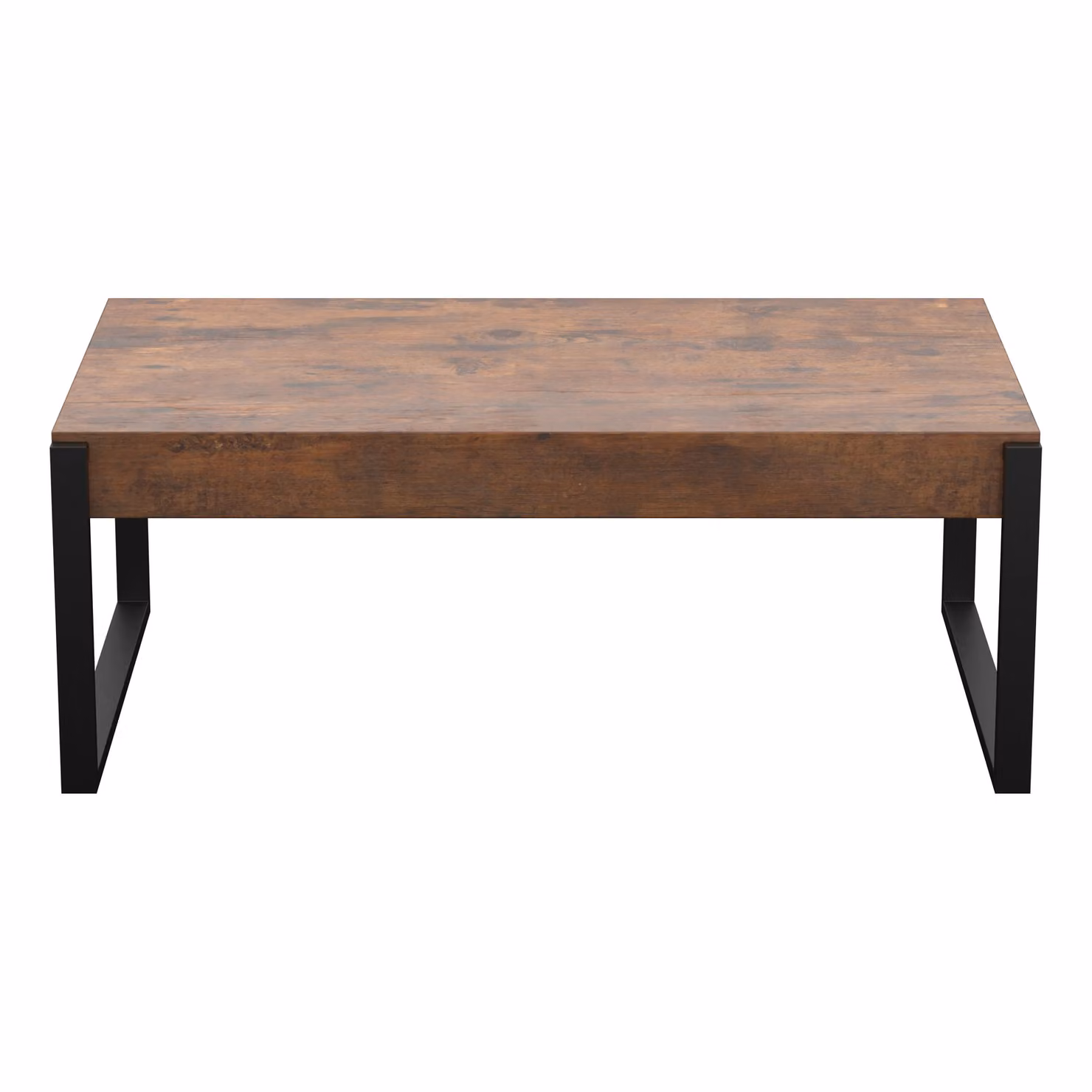 AVF Ridgewood Rustic Wood Coffee Table in Brown – 2