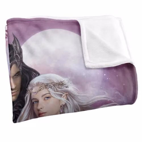 JQ Licensing En The Enchanted Ones Elves Silky Touch Super Soft Fleece Throw Blanket, Multicolour, W: 91 cm, D: 147 cm – 2