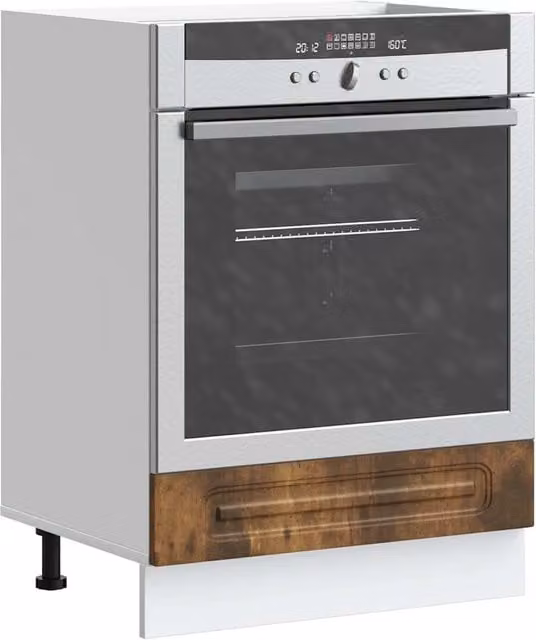 Berkfield Home Kalmar Freestanding Oven Cabinet in Smoked Oak Brown