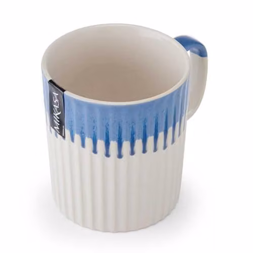 Mikasa Blue Stoneware Mug, 410ml