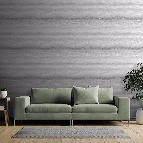 Muriva Semper Marble Silver Grey Abstract Modern Washable Wallpaper Roll – 2