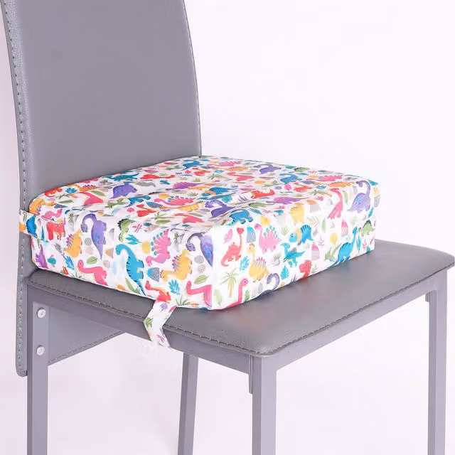 Roseley Multicolour White Childrens Chair Strap Booster Seat Pad
