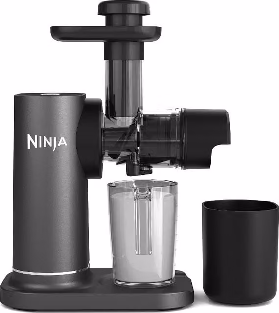 Ninja Cold Press Slow Juicer with Anti-Clog Filter JC151UK in Black