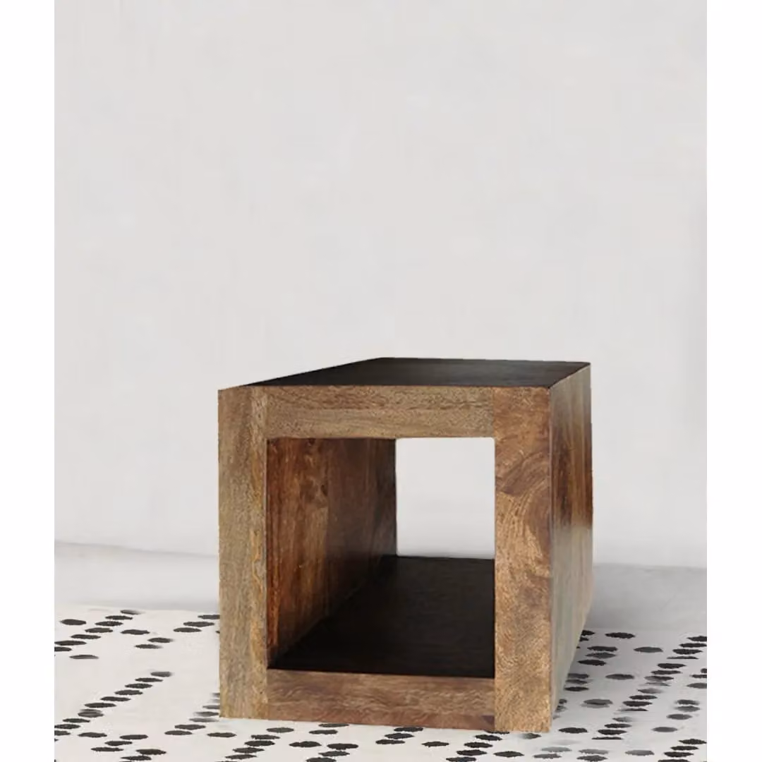 Jaipur Furniture Ltd 1 Hole Mango Wood Display Unit, Brown, W: 44 cm, D: 44 cm, H: 44 cm – 2