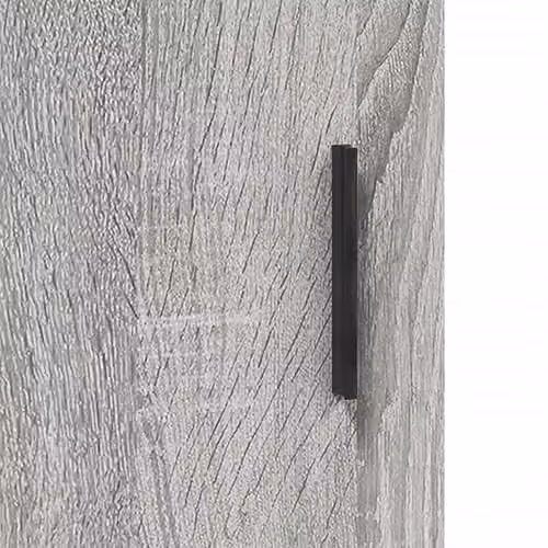 vidaXL Grey Sonoma Highboard with Hinged Doors and Internal Shelves, W/D/H: 34.5 x 33.91 x 180 cm – 3