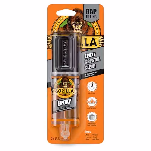 Gorilla Rapid Setting Transparent Epoxy 25 ml – 1