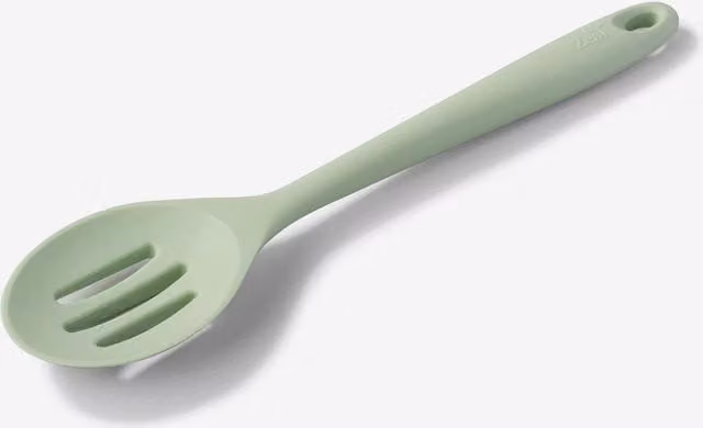 Zeal Silicone Slotted Spoon Skimmer in Green, 28 cm – 1