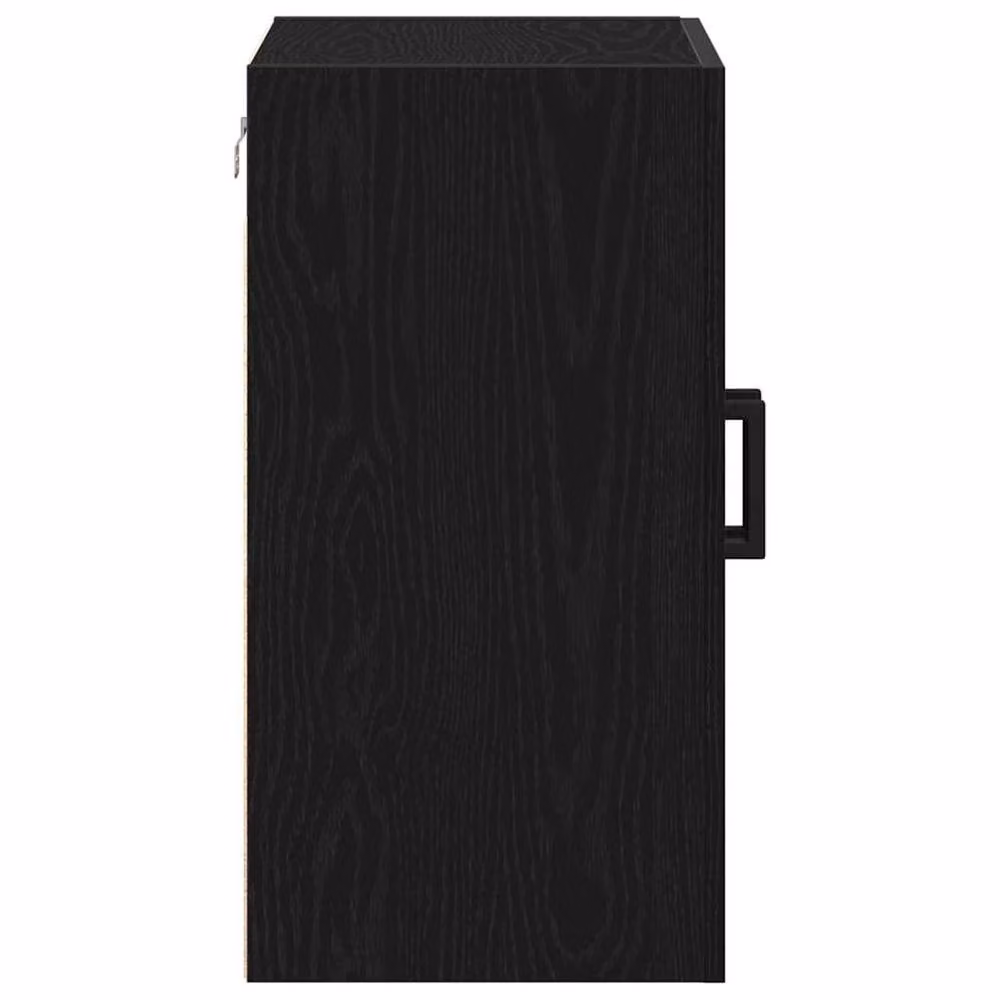 Berkfield Home Black Oak Wall Cabinet W: 60 cm, D: 31 cm, H: 60 cm – 3