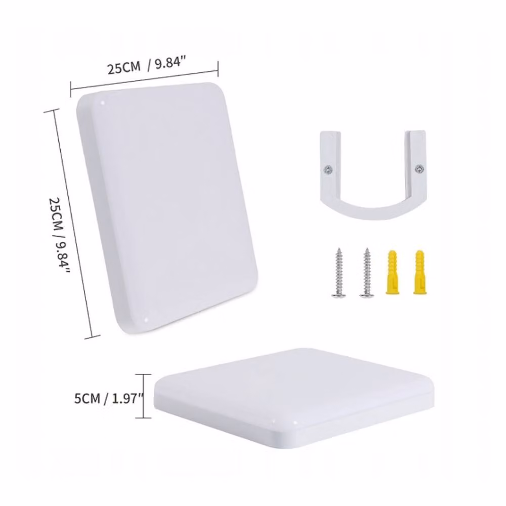 COMELY White Square LED Ceiling Light, 32W, 3240LM, 4500K – 2